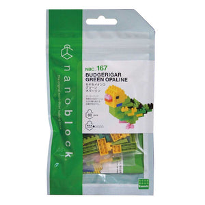 Budgerigar Green Nanoblock