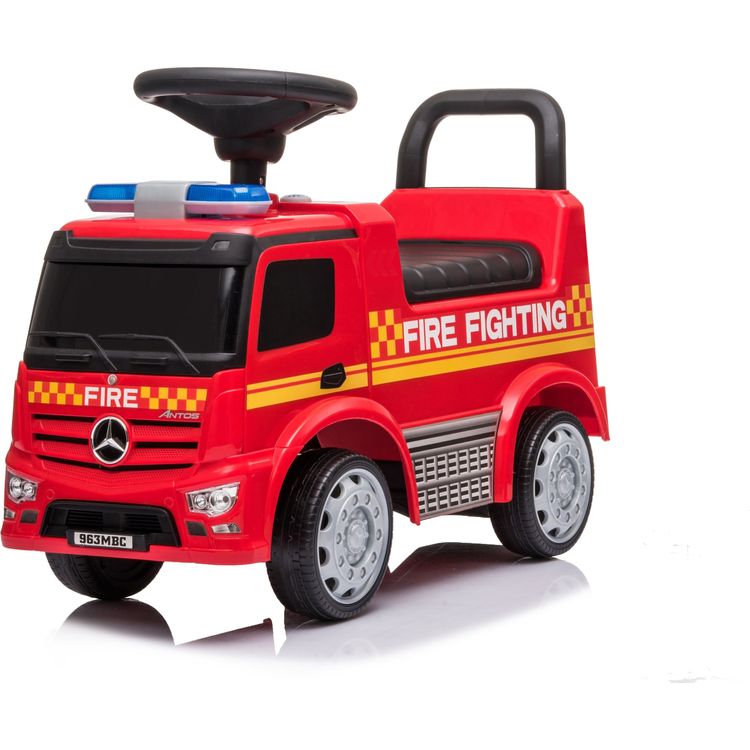 Mercedes Benz Antos Foot to Floor Fire Truck Ride On