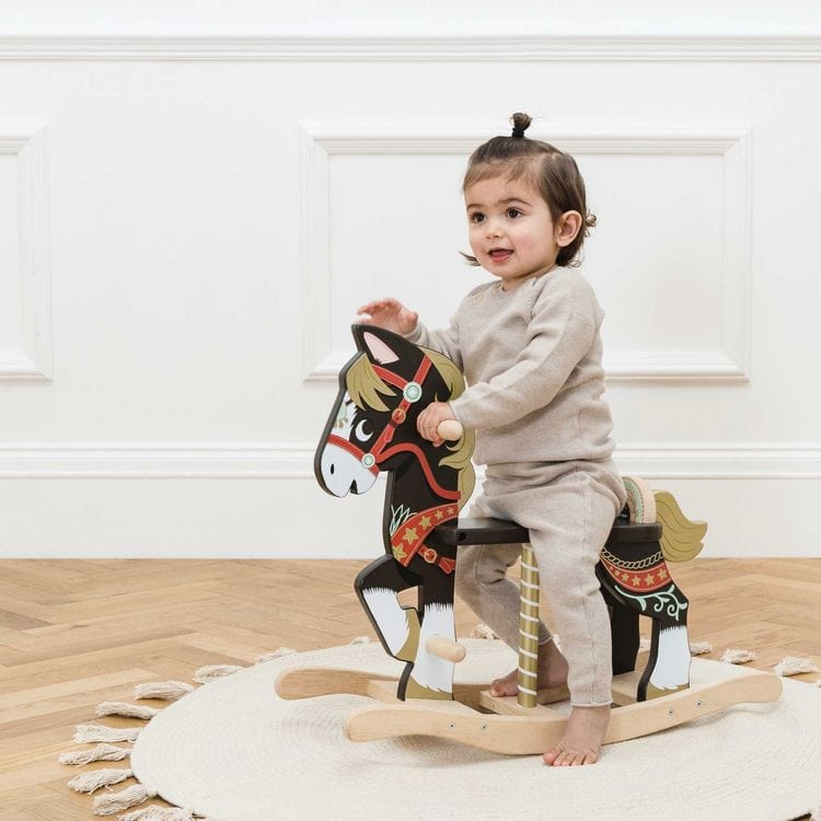 Classic Wooden Rocking Horse