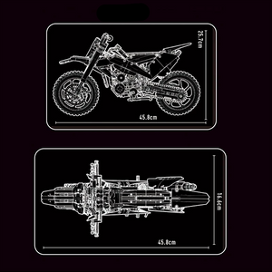 Dirt Bike 1301pcs