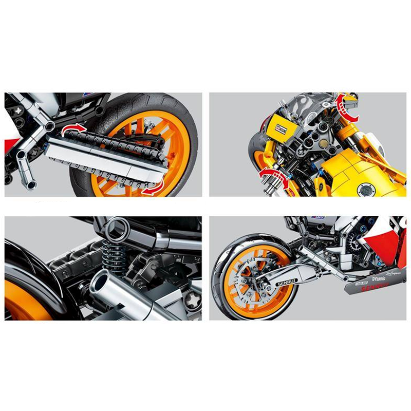 Orange Demon Race Bike 700pcs