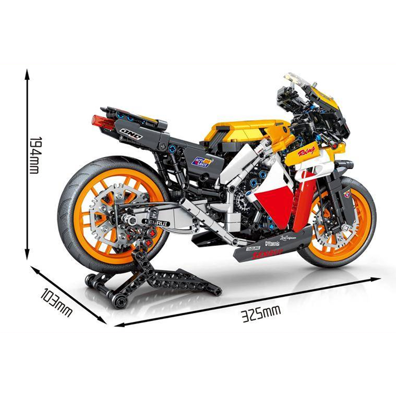 Orange Demon Race Bike 700pcs