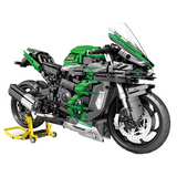 Green Motorbike 2087pcs