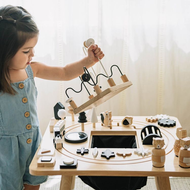 Awesome Wooden Activity Table