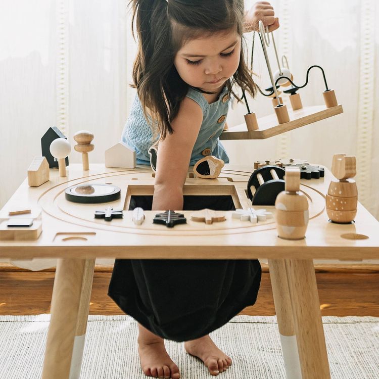 Awesome Wooden Activity Table